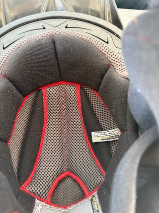 Casco Motocross Crazx2 Negro y Gris