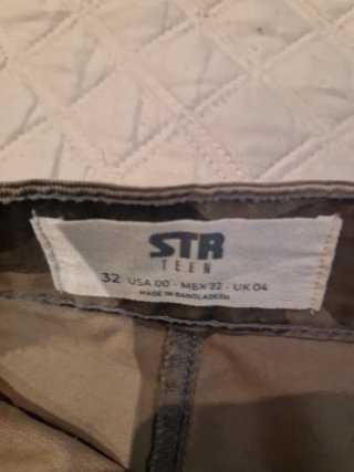 Bermudas camuflaje STR TEEN Talla 32