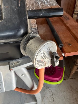 Barbacoa de butano