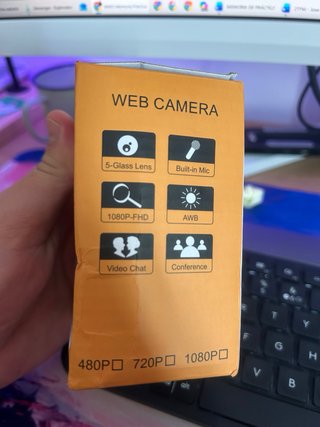 Webcam Full HD 1080p Plug & Play