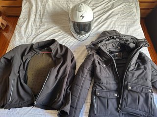 Lote equipación moto mujer