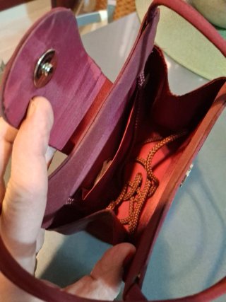 Bolso de fiesta rojo