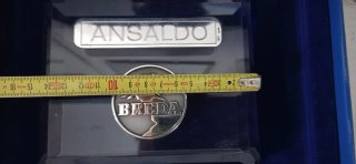 Targa commemorativa plexiglass Ansaldo Breda