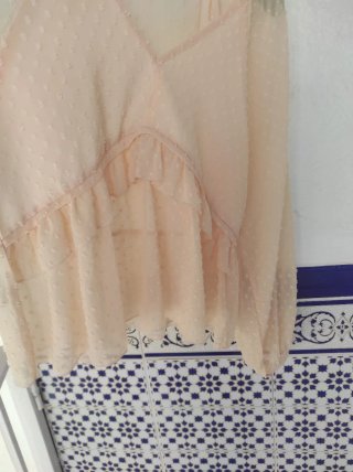 Blusa plumeti rosa talla M