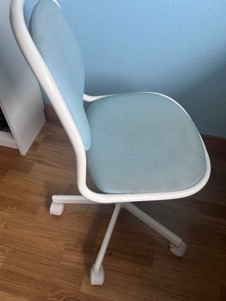Silla de escritorio infantil azul
