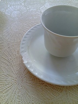 Juego 6 Tazas de Café Porcelana
