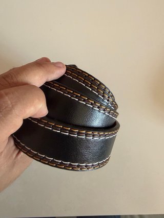 Cinturón de cuero marrón para hombre - Talla 125