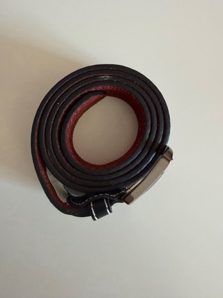 Cinturón de cuero marrón para hombre - Talla 125