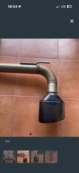 Tramo trasero escape Seat Leon Cupra MK3
