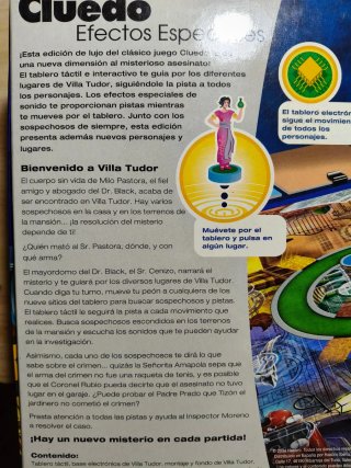 Cluedo Efectos Especiales Juego de Mesa
