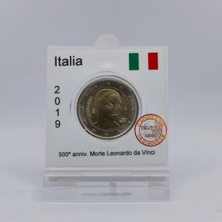 2 Euro Commemorativa Italia 2019 Leonardo