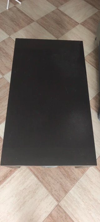 Mesa de centro de madera negra