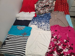 Lote de Camisetas y Blusones Manga Corta