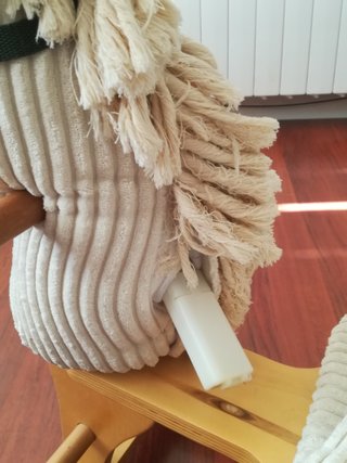 Caballito balancín de madera