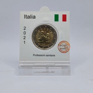 2 Euro Commemorativa Italia 2021 Sanità FDC