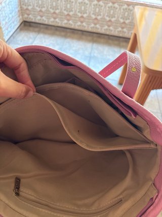 Bolso de hombro rosa para verano