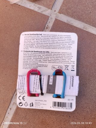2 Set Luces LED Crivit Bicicleta