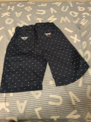 Pack 2 pantalones cortos de boda azul