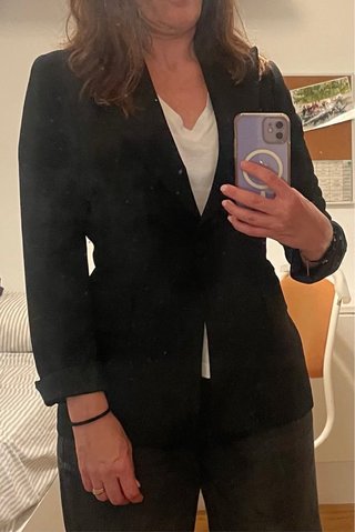 Americana Blazer negra