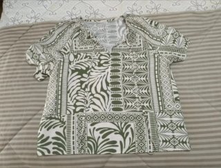 Blusa de Shein manga corta, talla XL