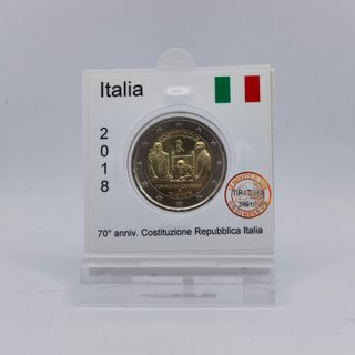 2 Euro Commemorativa Italia 2018 Costituzione