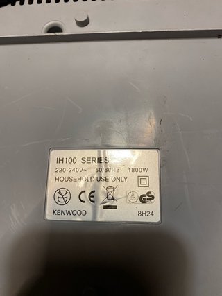 Placa de inducción portátil Kenwood
