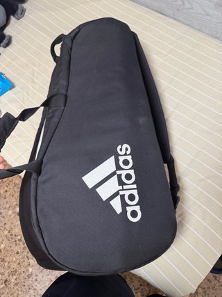 Paletero Adidas Negro y Blanco