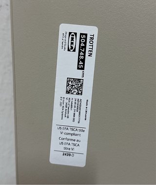 Tablero Ikea Trotten Verde