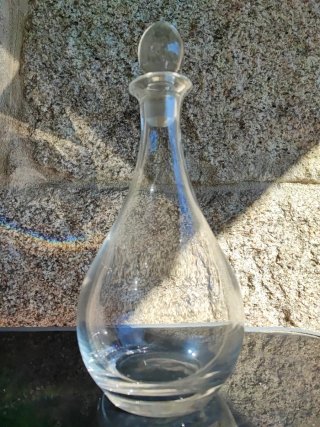 Decantador de cristal para vino
