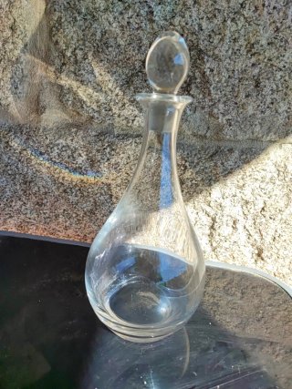 Decantador de cristal para vino
