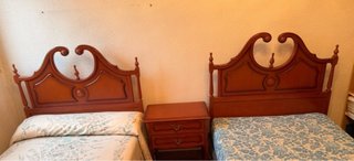 Habitación Vintage Madera Maciza Completa