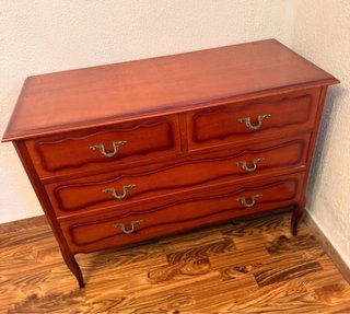 Habitación Vintage Madera Maciza Completa