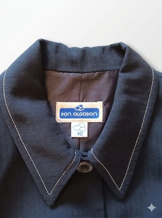 Chaqueta Don Algodón Azul Mujer