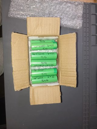 10 Baterías Litio 2500 mAh