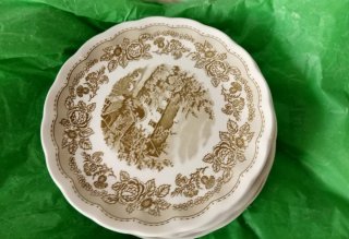 6 Platos Porcelana Italiana Swiss Land
