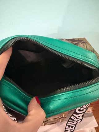 Bolso Moschino verde acolchado