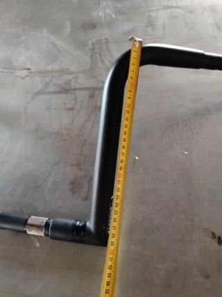Manillar Harley 12 11/4 Negro