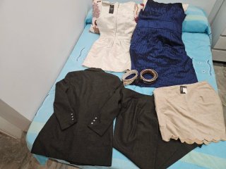 Lote Ropa Elegante: Vestidos y Traje