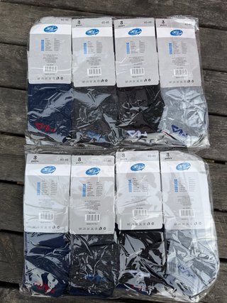24 Pares Calcetines Tobilleros Talla 40-46