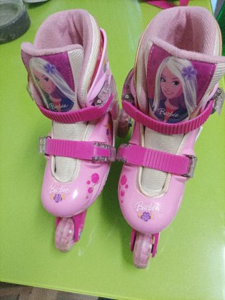 Patines en línea Barbie niña talla ajustable