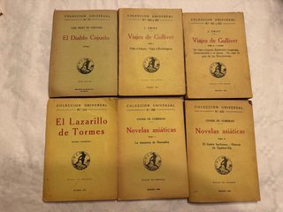 Lote Libros Colección Universal
