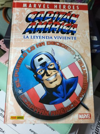 Marvel heroes: Capitán América,la leyenda vivirnte