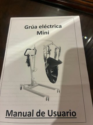 Grúa elevadora eléctrica para personas