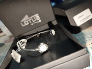Pulsera Lotus Acero y Nácar