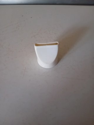 Boquilla secador de pelo blanca