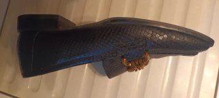Mocasines Zara Piel Talla 37 Cadena Dorada