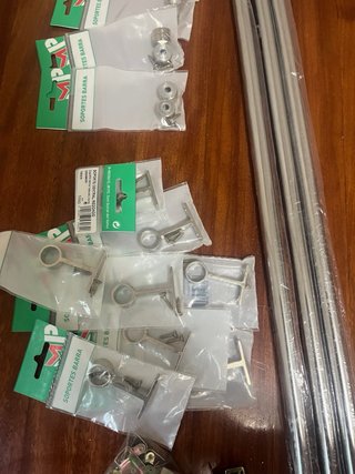 Lote barras y herrajes para armarios