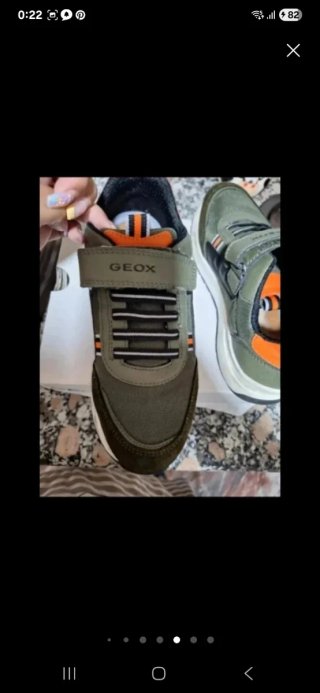 Zapatillas Geox Talla 37 Verde Militar