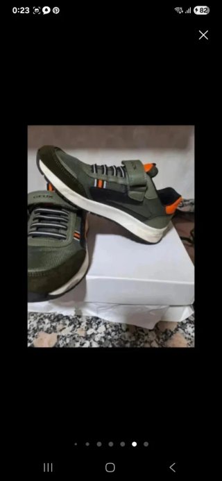 Zapatillas Geox Talla 37 Verde Militar
