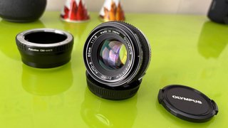 Olympus Zuiko 50mm f/1.8 + Adapt Fotodiox Micro4/3